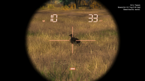 Jagd Simulator The Hunter blick durch Zielfernrohr