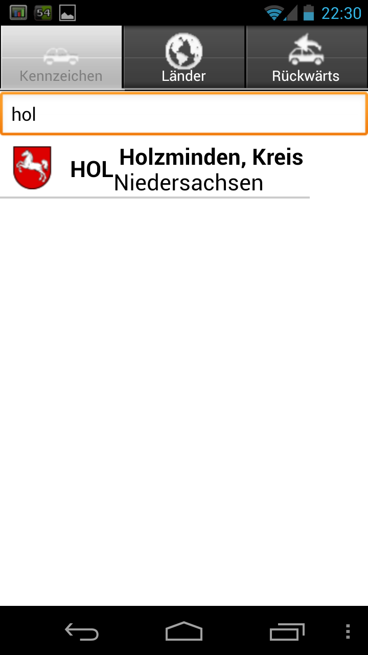 Suche Nach Dem Kfz-kennzeichen
