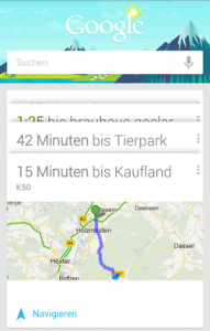 Google Now Verkehr Karte Urlaub