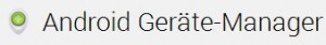 Android Geräte Manager Bild