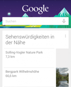 Google Now Funktionen