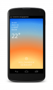 Android Wetter App Solar