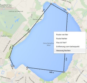 Google Maps Entfernung messen